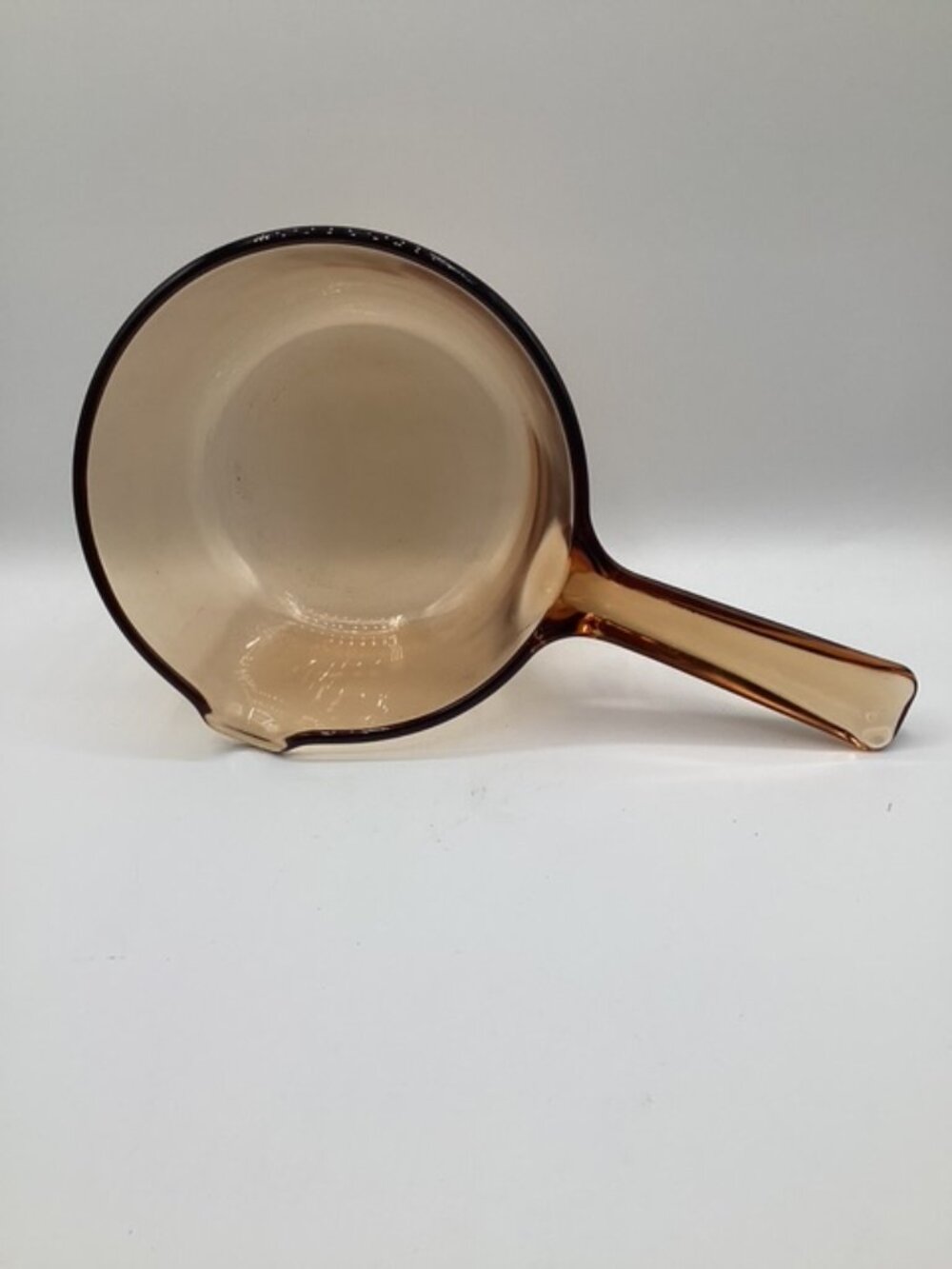 Corningware Visions Saucepan/Lid/Spout Amber Glass 1 Quart USA VTG 1980's Marked - Picture 4 of 7